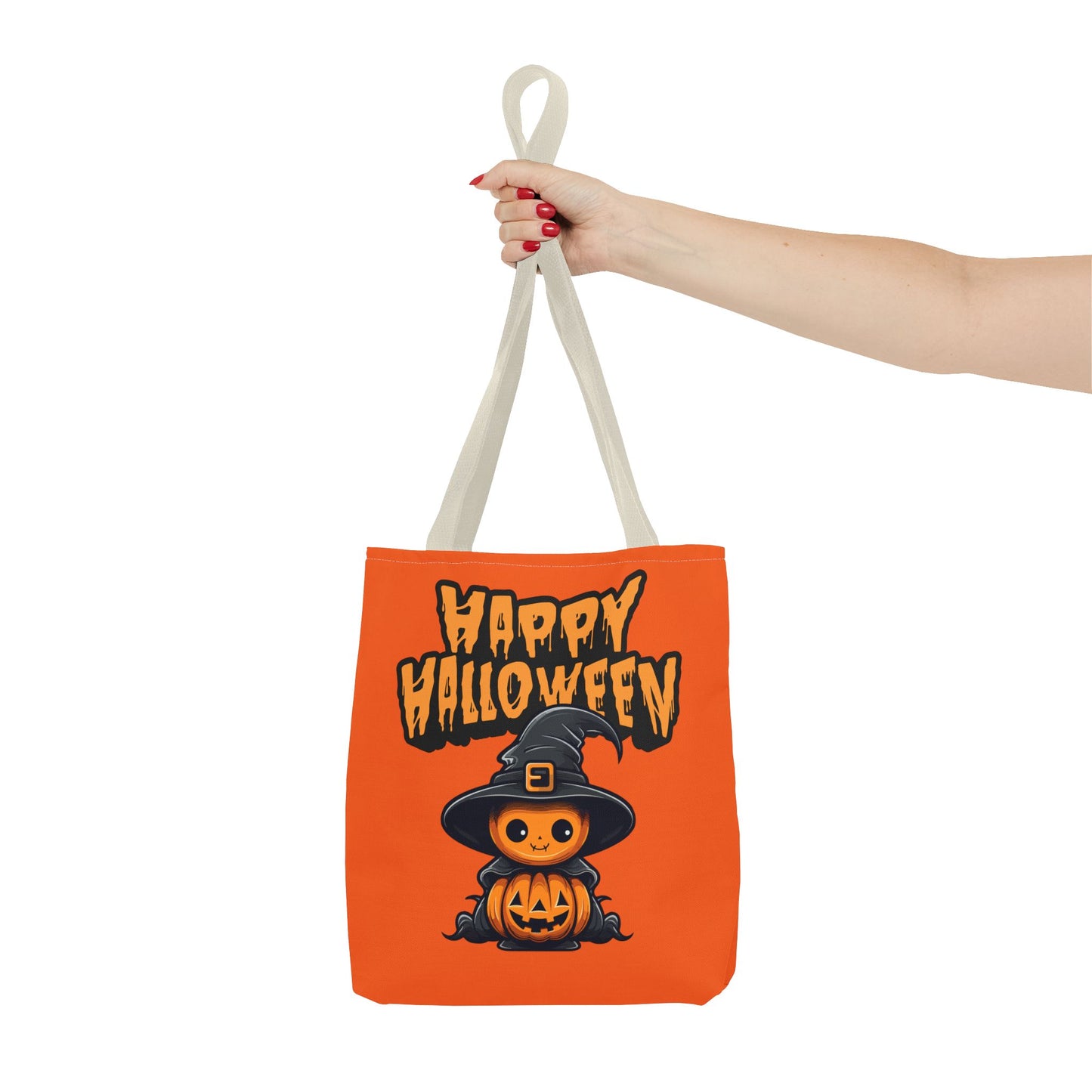 Halloween Pumpkin/Witch Tote Bag