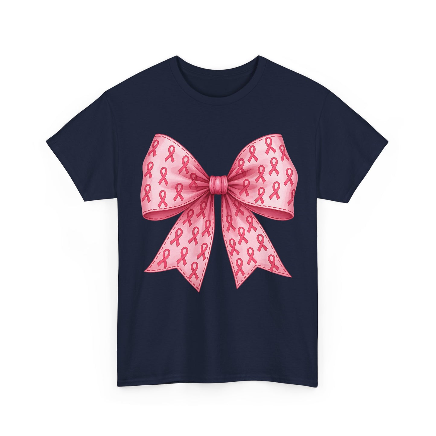 Breast Cancer Bow Tee