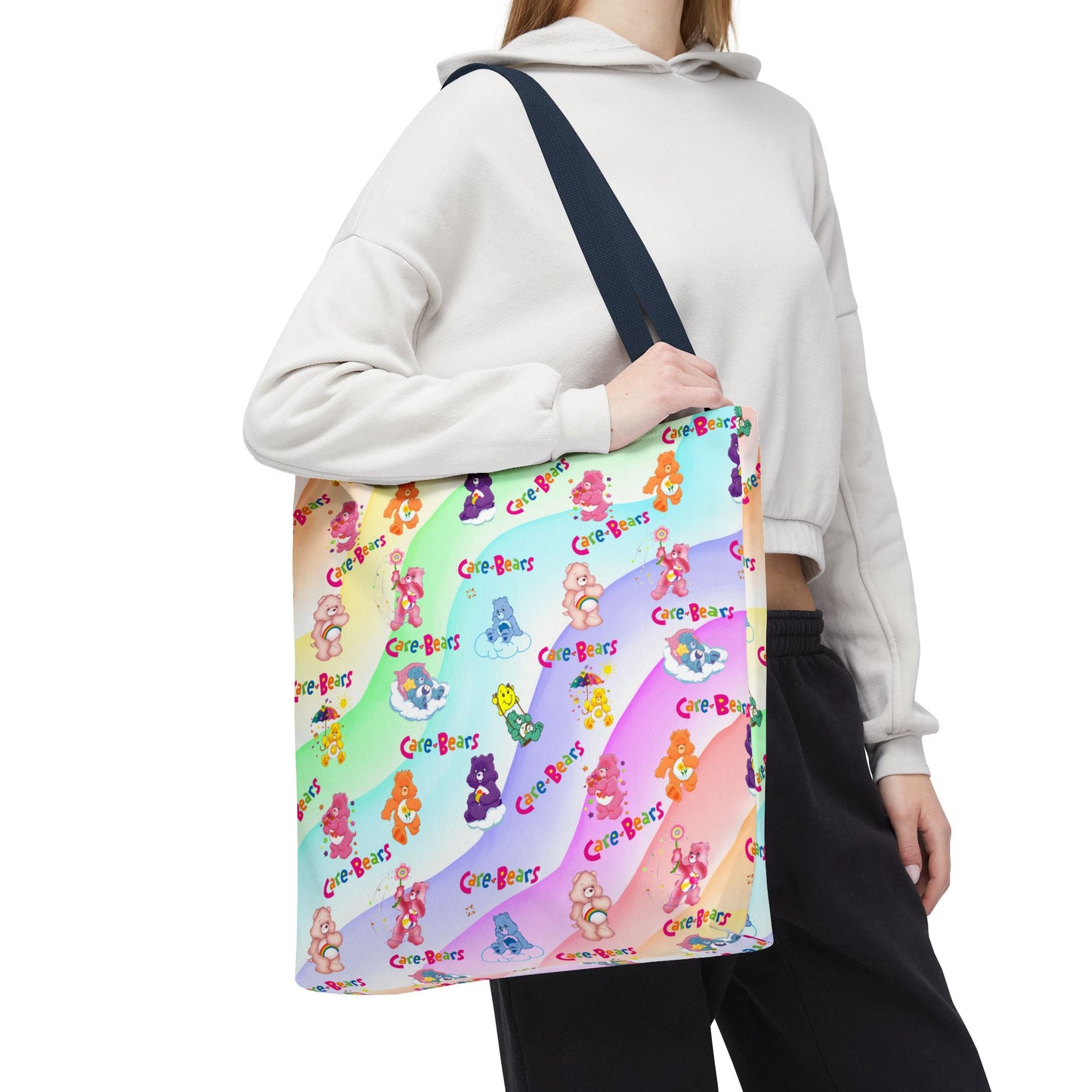 Colorful Care Bear Tote Bag