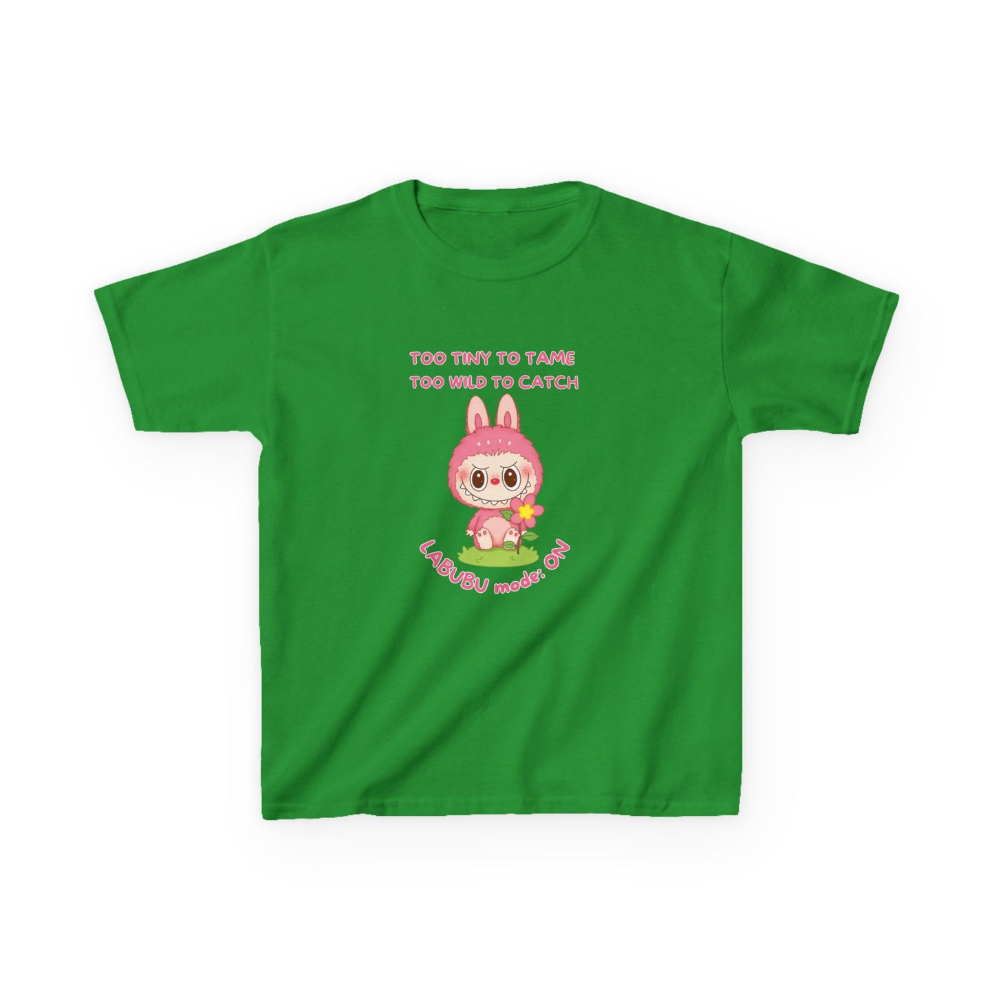 Kids Tee Labubu Mode On Cotton T-Shirt - Fun and Playful Design for Young Fashionistas