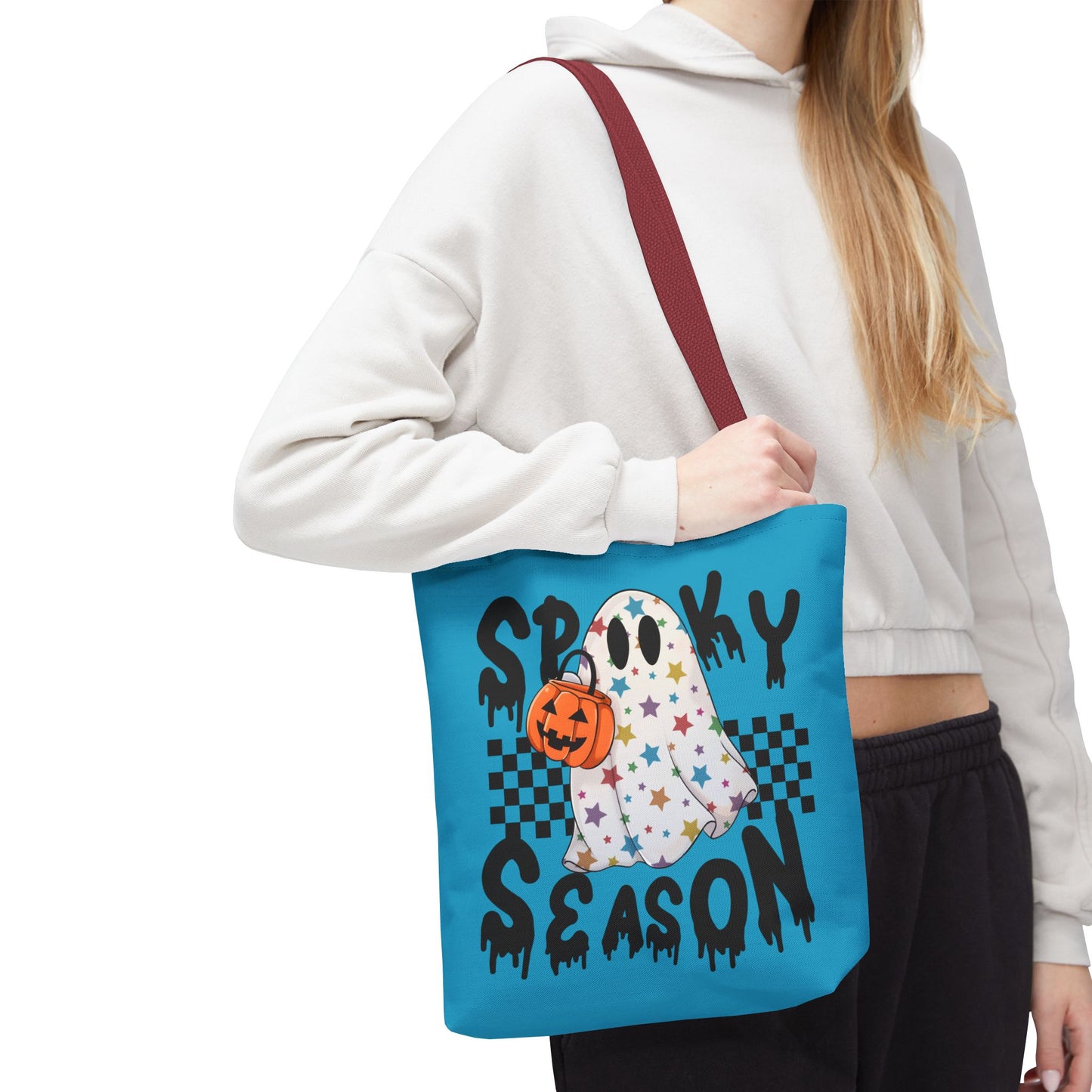 Ghost Tote Bag - Spooky Season Halloween Accessory