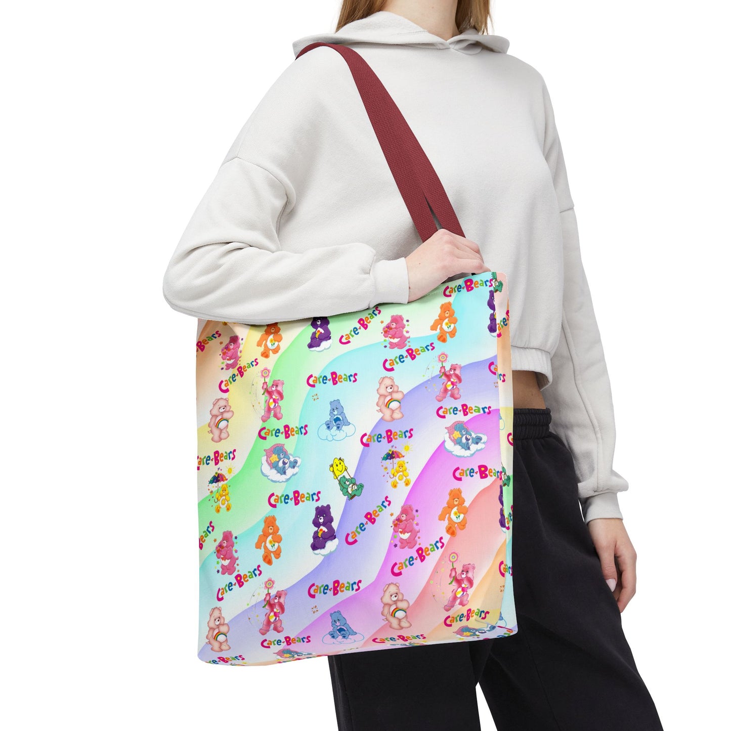 Colorful Care Bear Tote Bag