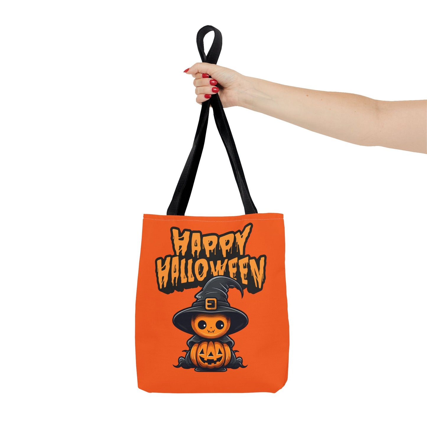 Halloween Pumpkin/Witch Tote Bag