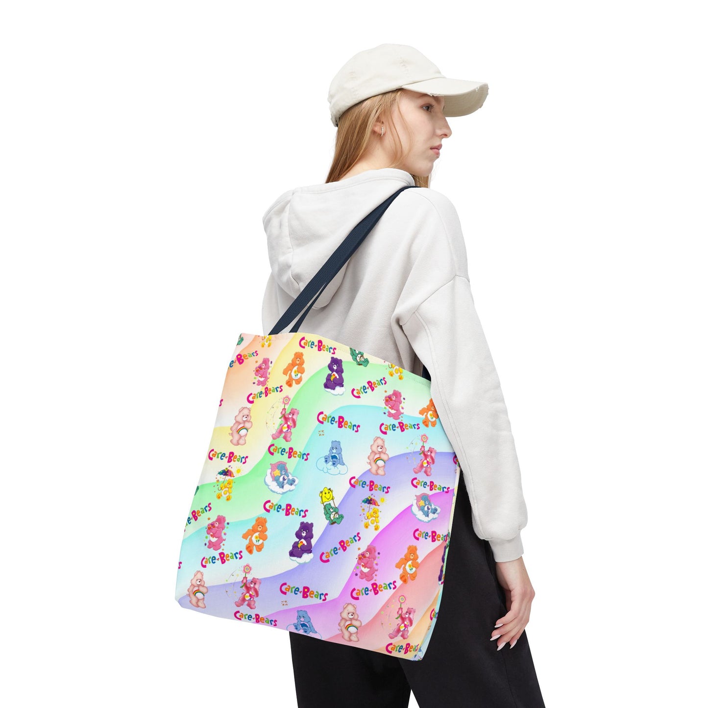 Colorful Care Bear Tote Bag