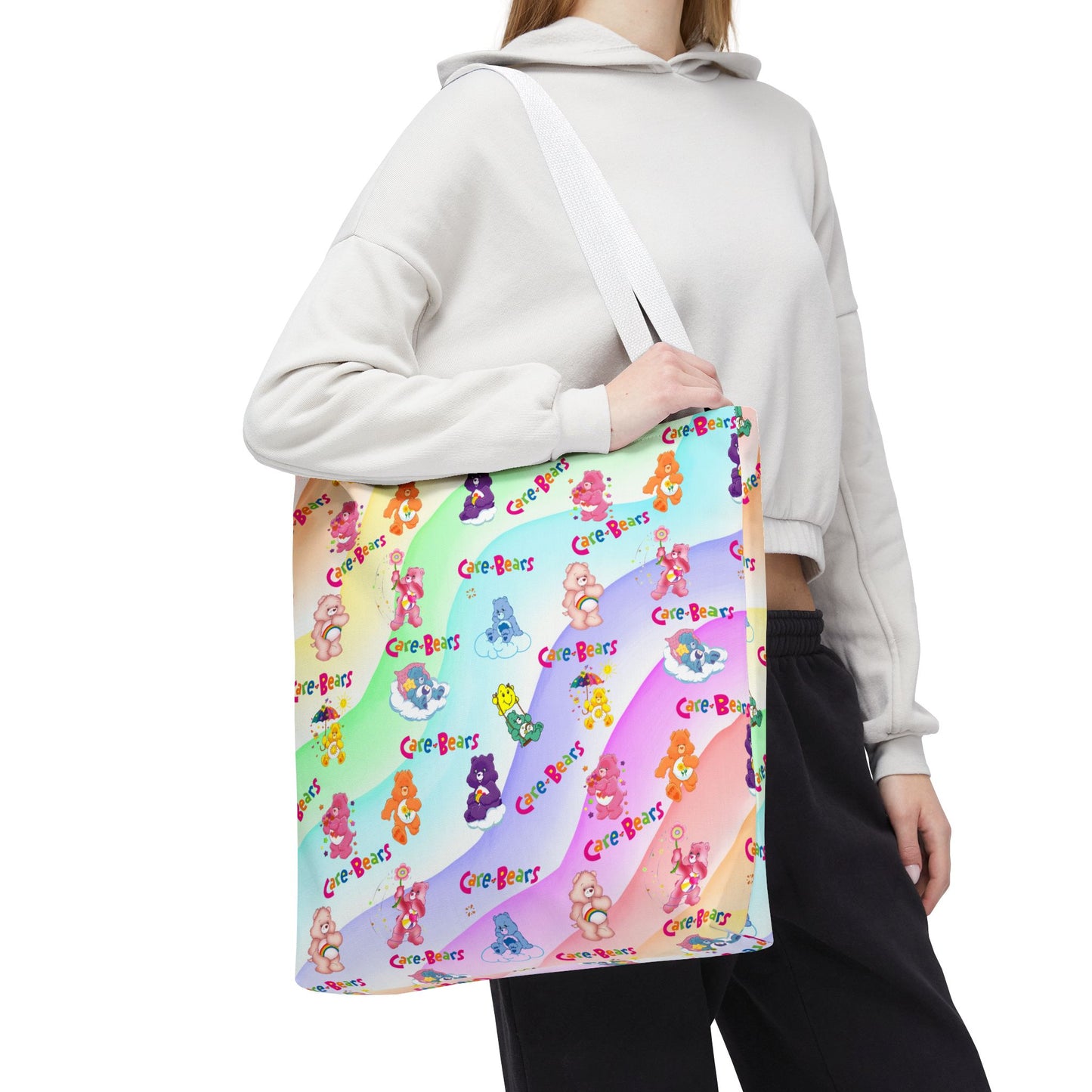 Colorful Care Bear Tote Bag