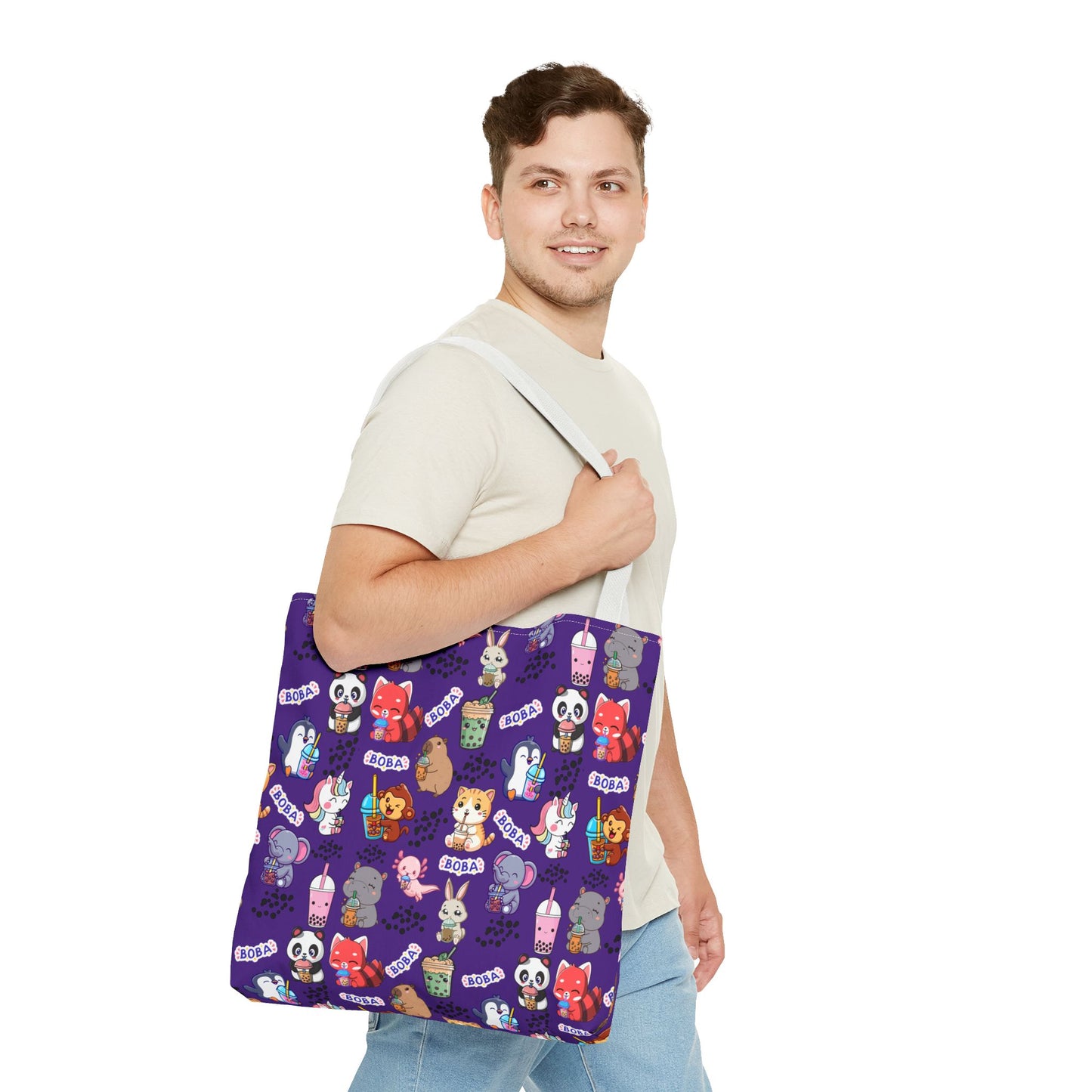 Boba Animal Tote Bag