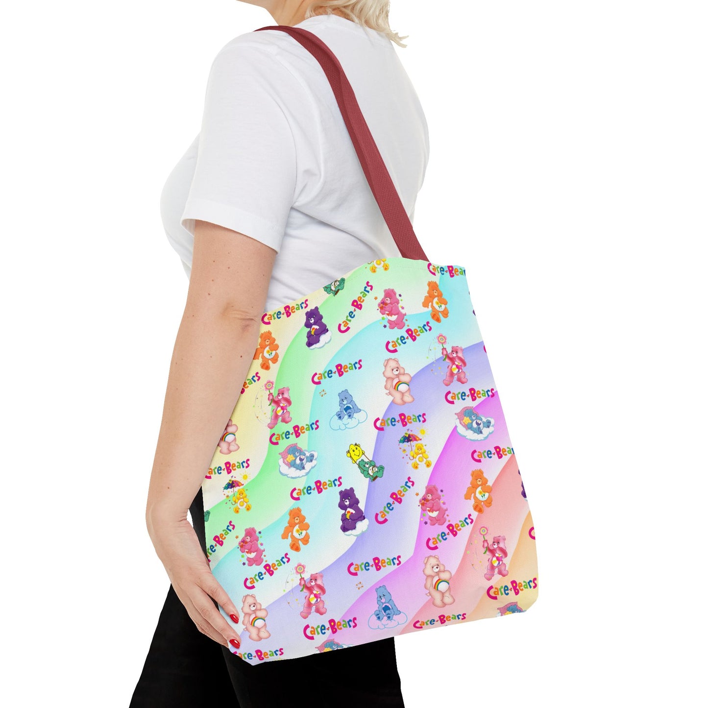 Colorful Care Bear Tote Bag