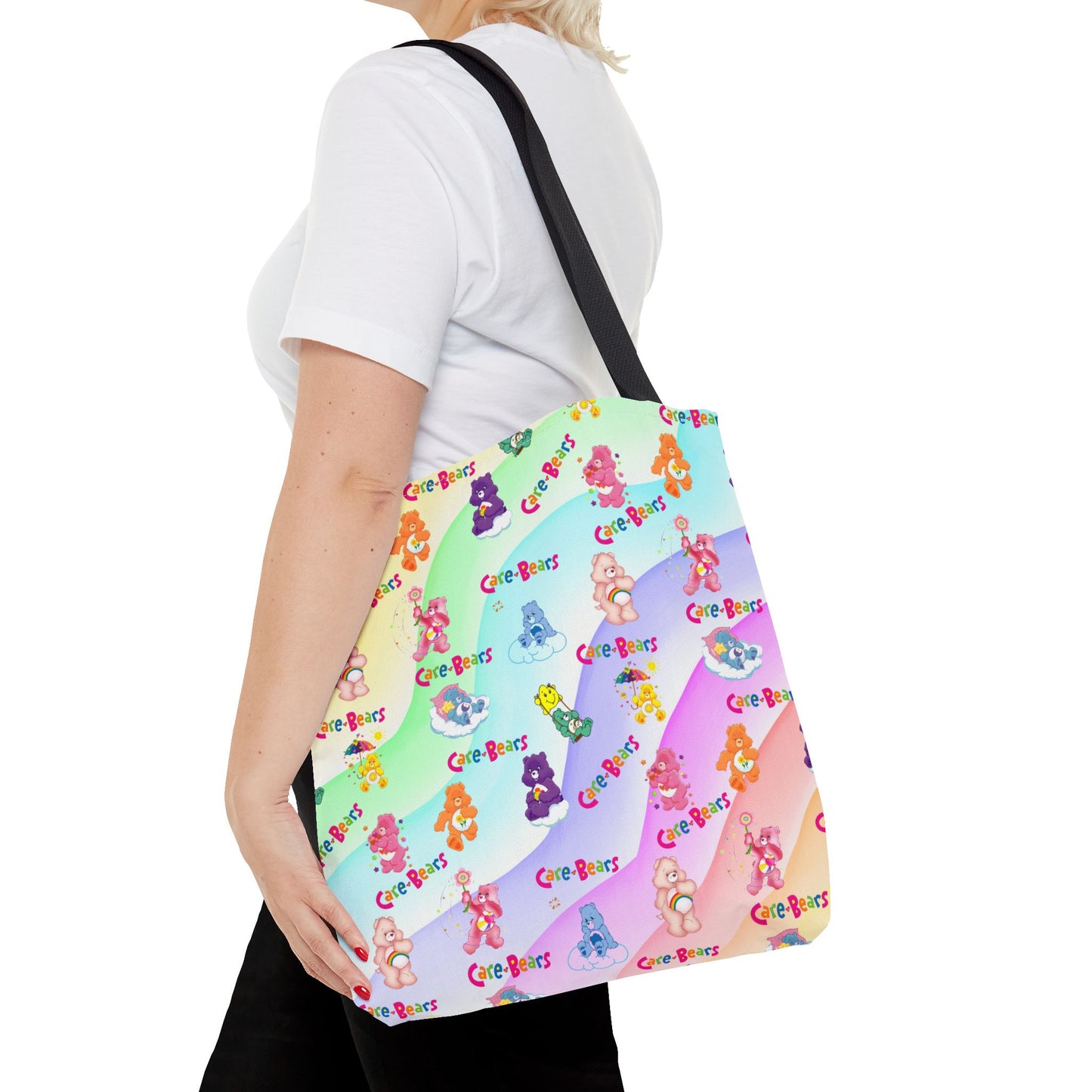 Colorful Care Bear Tote Bag