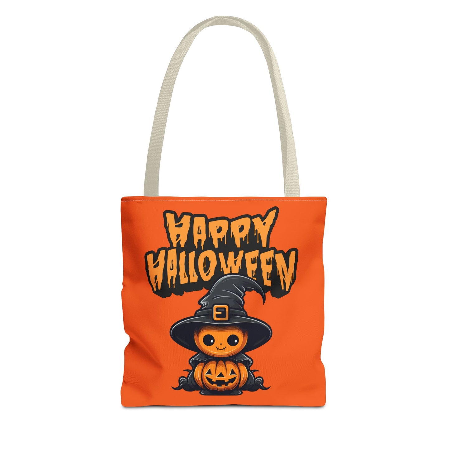 Halloween Pumpkin/Witch Tote Bag