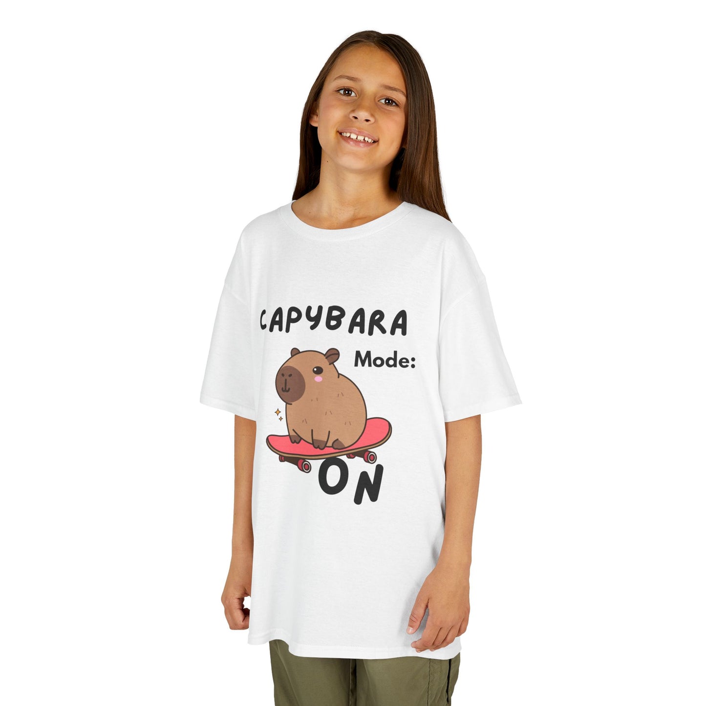 Capybara Mode On Kids Tee