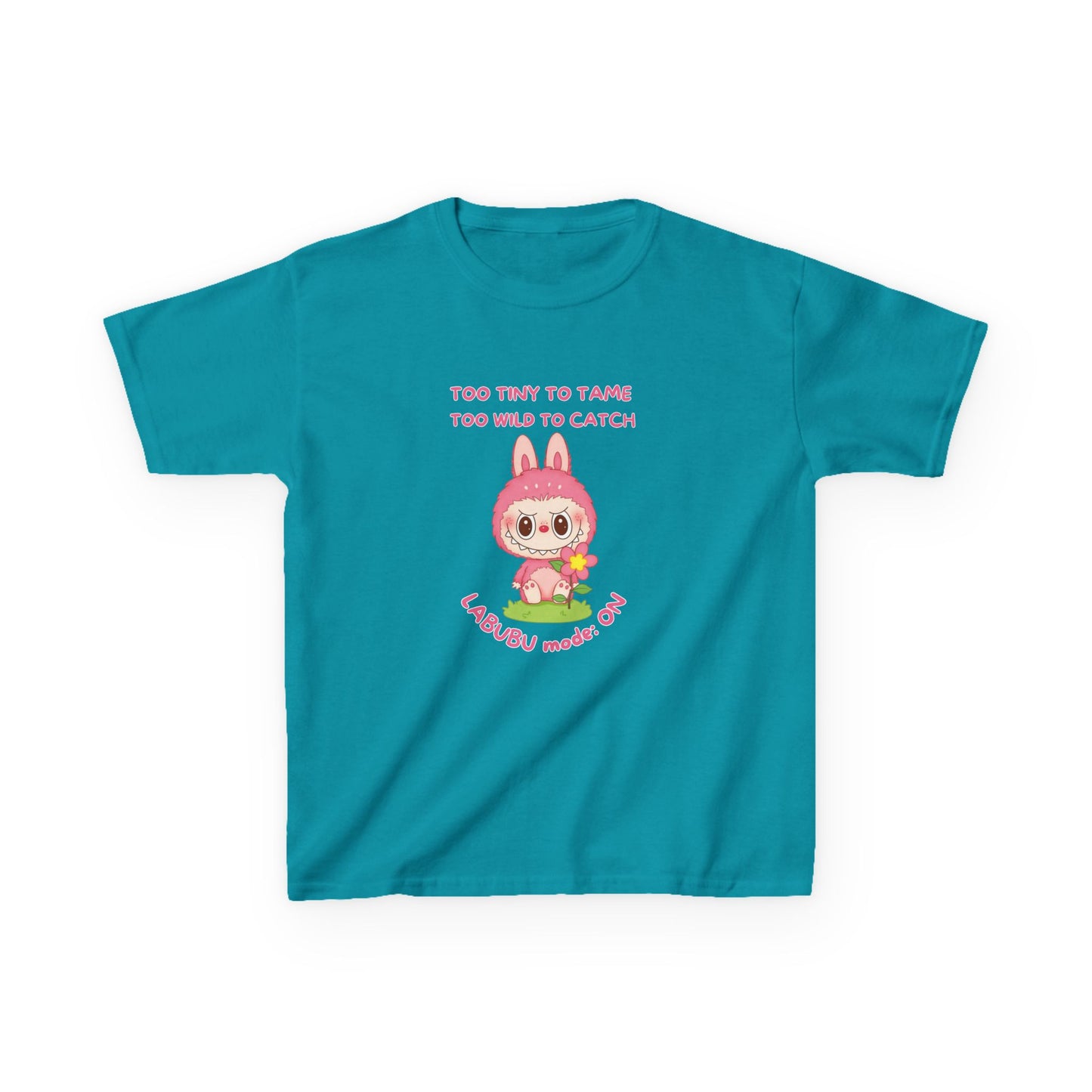 Kids Tee Labubu Mode On Cotton T-Shirt - Fun and Playful Design for Young Fashionistas
