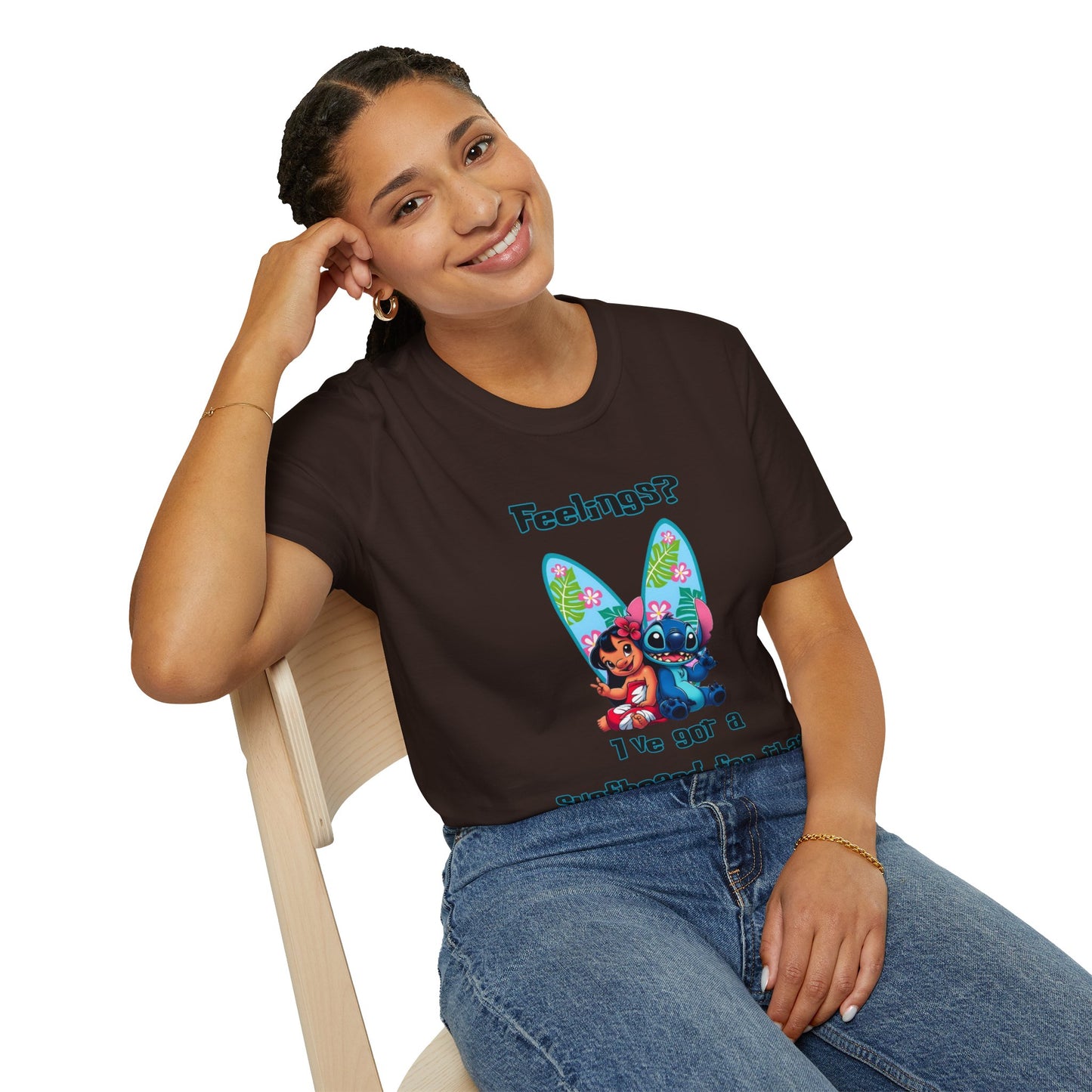 Surfboard Lilo & Stitch Unisex T-Shirt