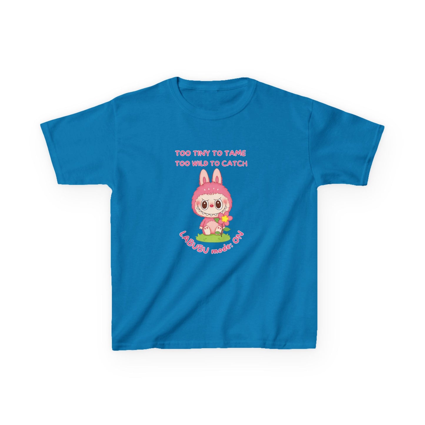 Kids Tee Labubu Mode On Cotton T-Shirt - Fun and Playful Design for Young Fashionistas