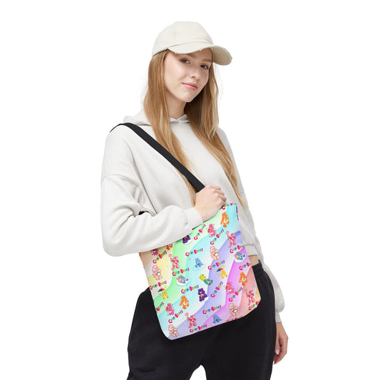 Colorful Care Bear Tote Bag