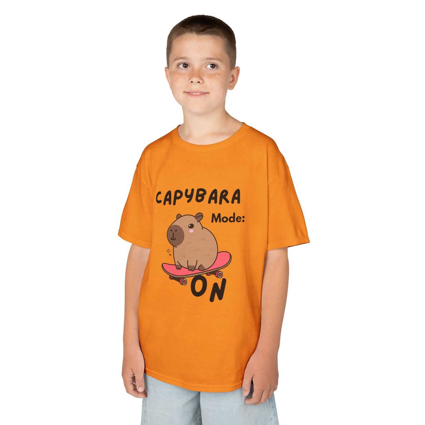 Capybara Mode On Kids Tee