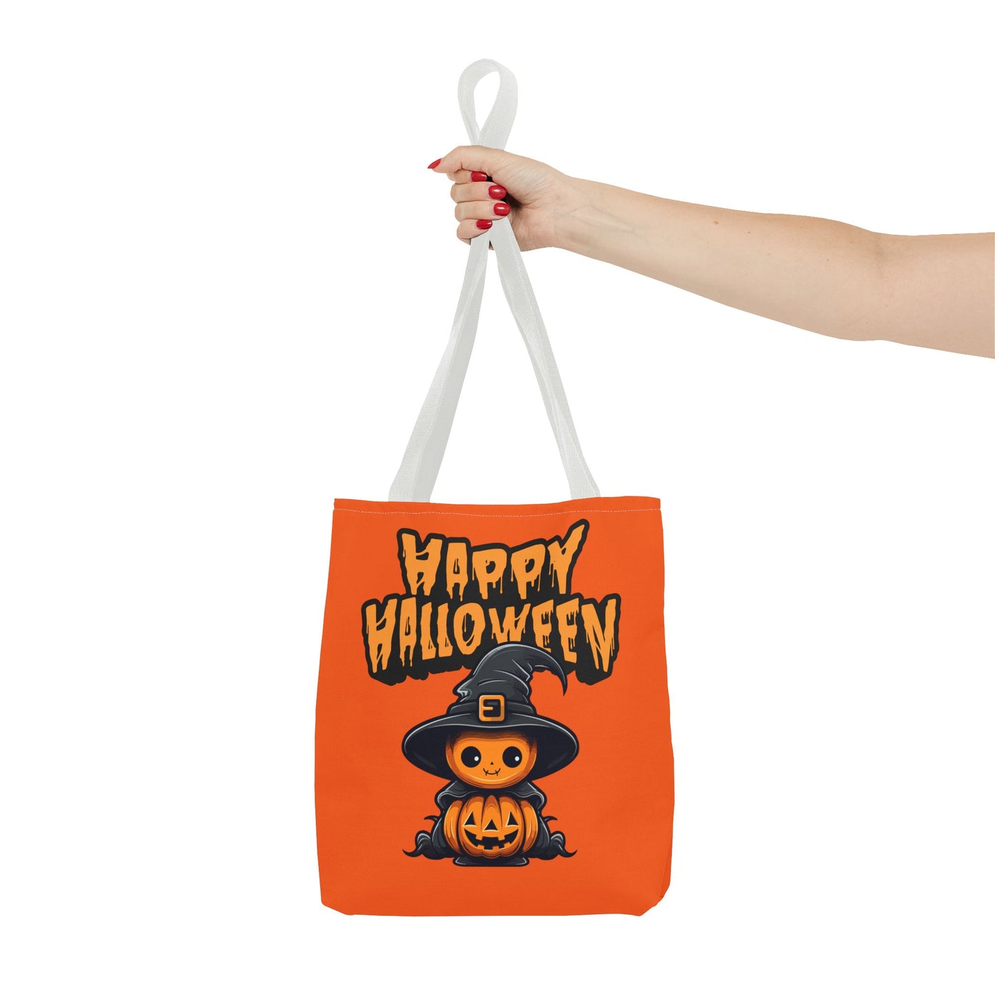 Halloween Pumpkin/Witch Tote Bag