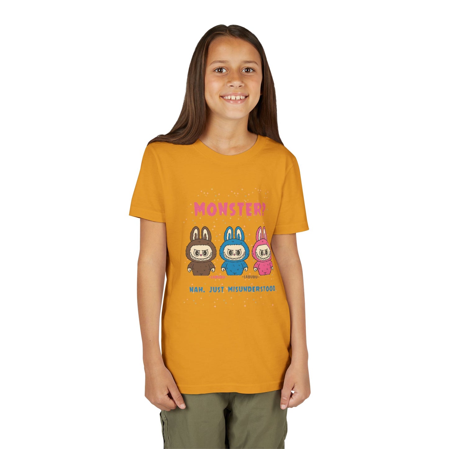 Youth Tee - Labubu Monster Misunderstood Design