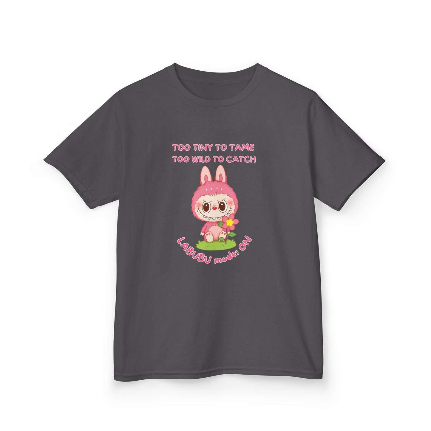 Kids Tee Labubu Mode On Cotton T-Shirt - Fun and Playful Design for Young Fashionistas