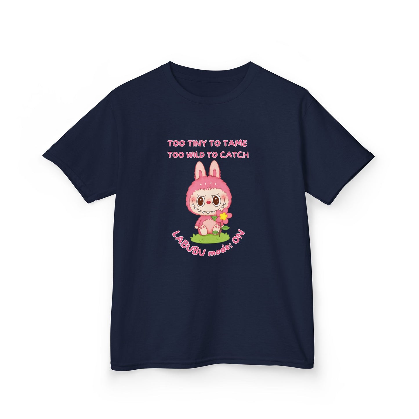 Kids Tee Labubu Mode On Cotton T-Shirt - Fun and Playful Design for Young Fashionistas