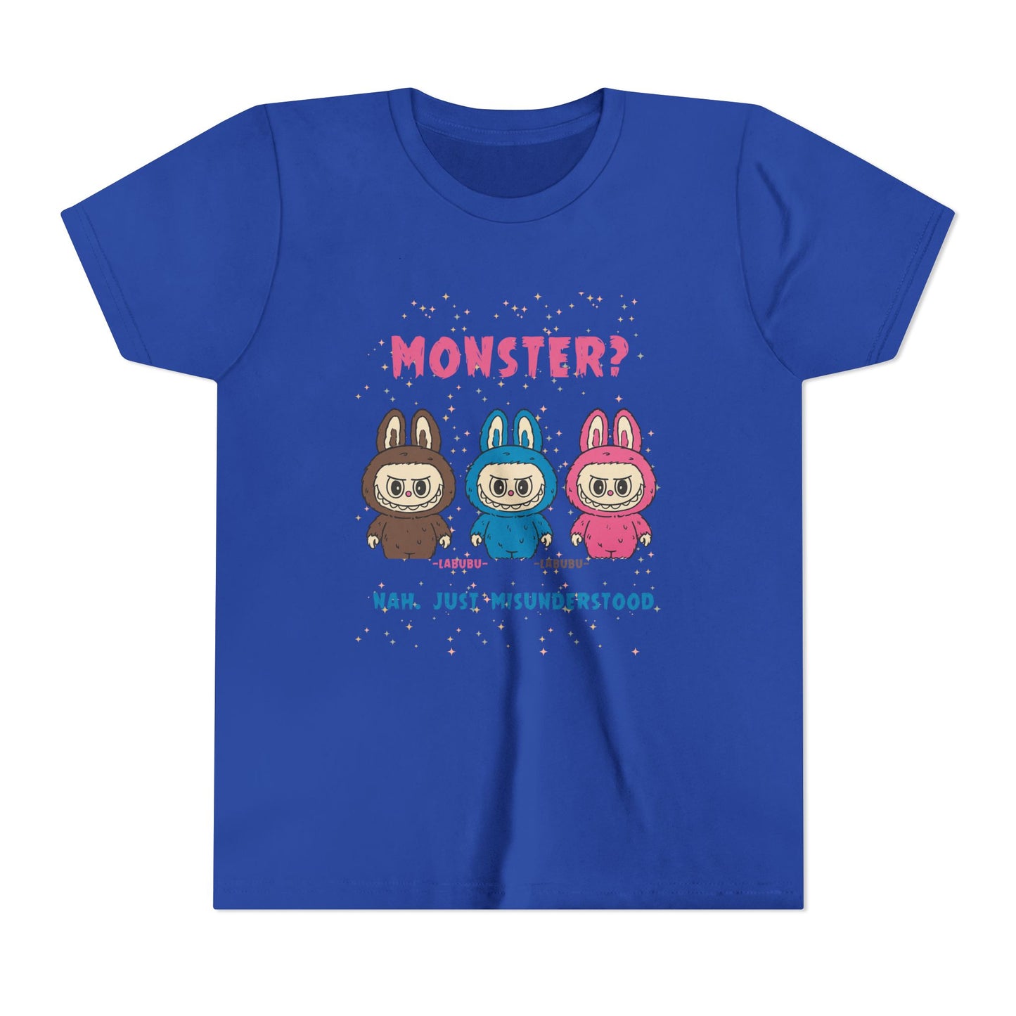 Youth Tee - Labubu Monster Misunderstood Design