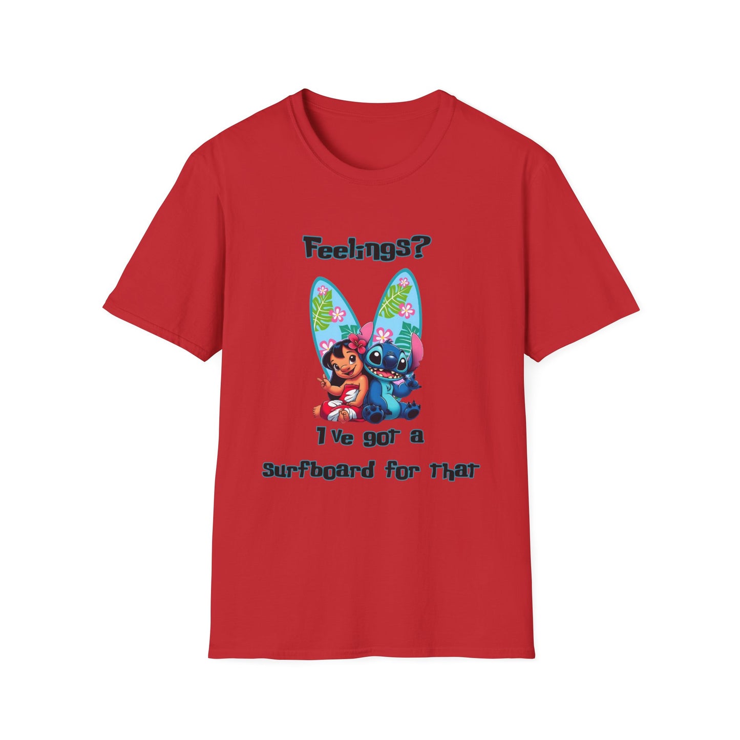Surfboard Lilo & Stitch Unisex T-Shirt