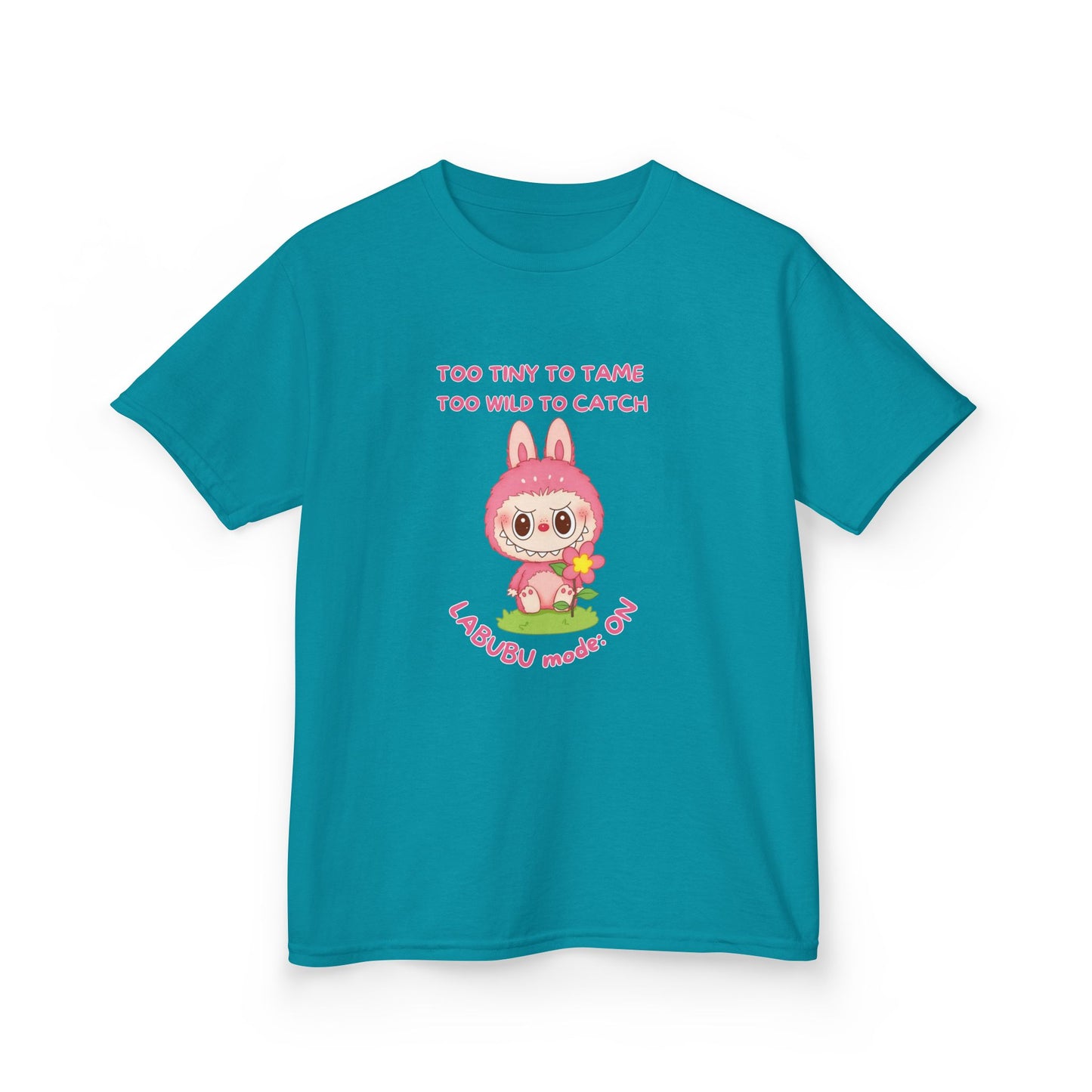 Kids Tee Labubu Mode On Cotton T-Shirt - Fun and Playful Design for Young Fashionistas