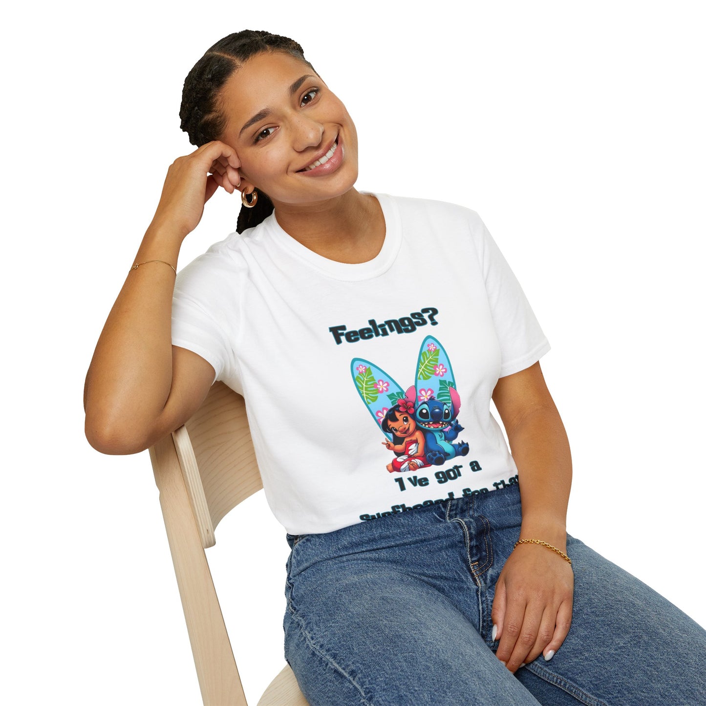 Surfboard Lilo & Stitch Unisex T-Shirt