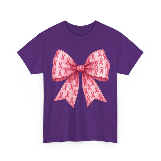 Breast Cancer Bow Tee