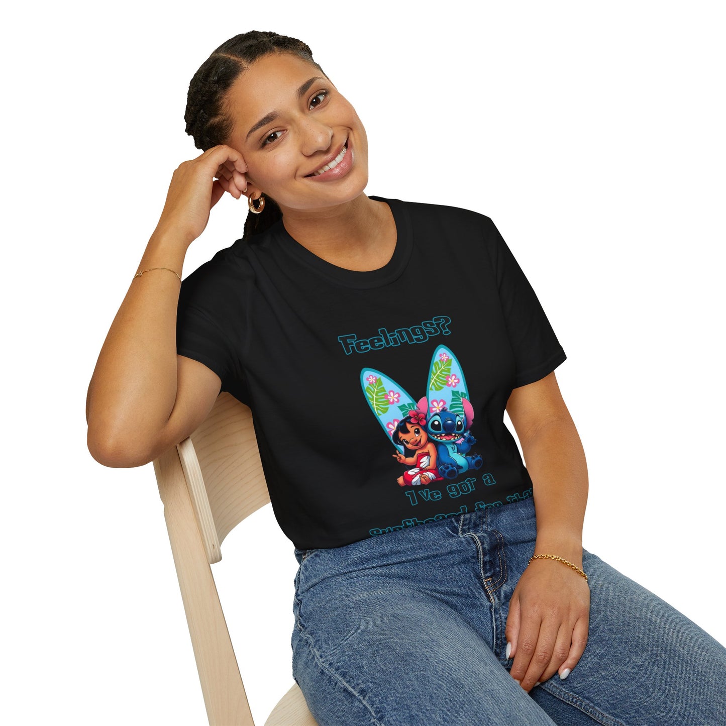 Surfboard Lilo & Stitch Unisex T-Shirt