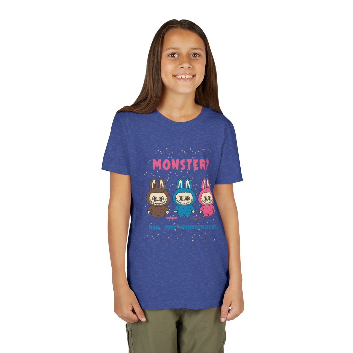 Youth Tee - Labubu Monster Misunderstood Design
