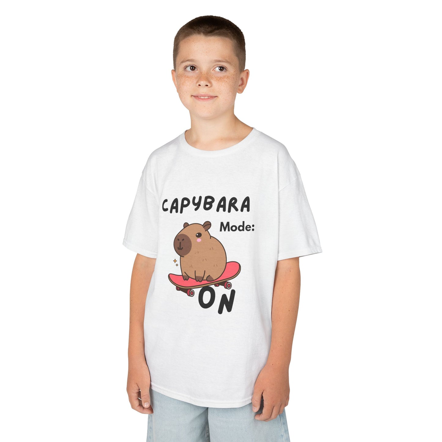 Capybara Mode On Kids Tee