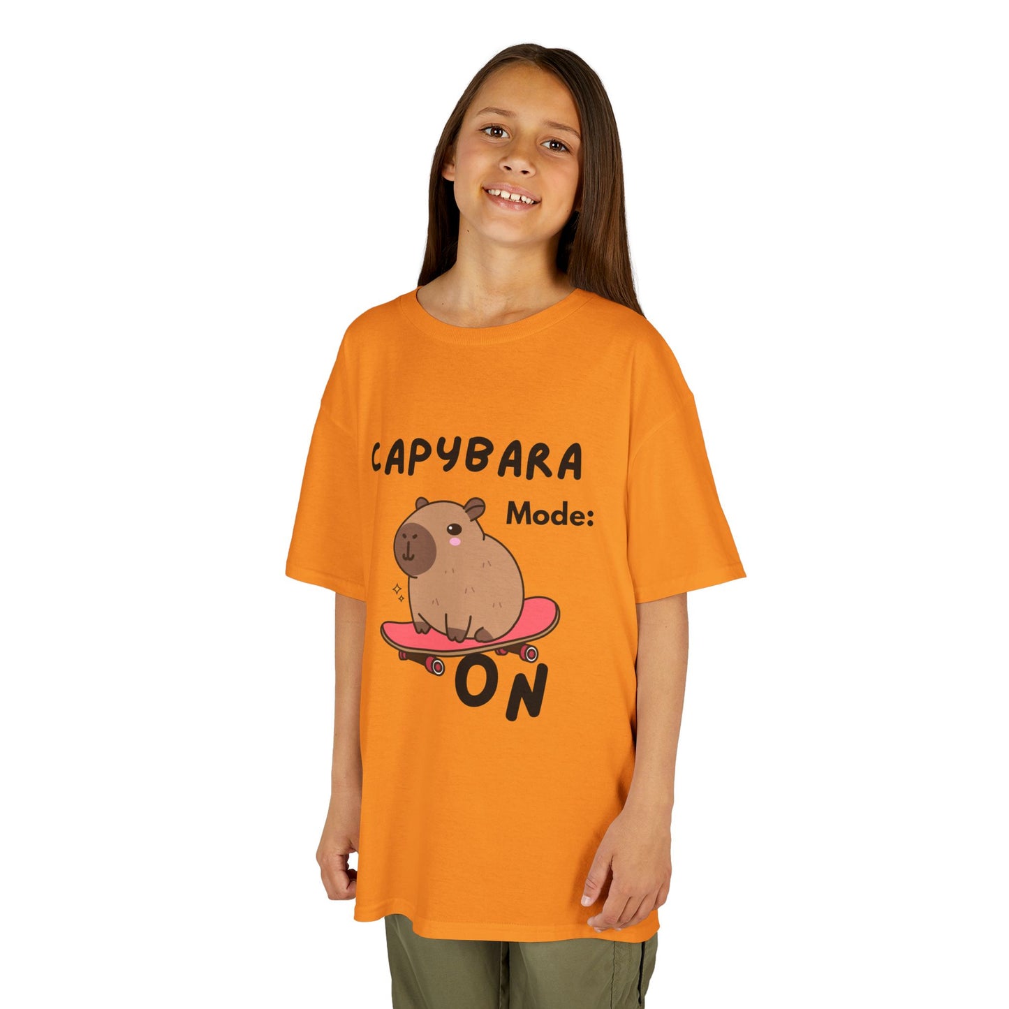 Capybara Mode On Kids Tee