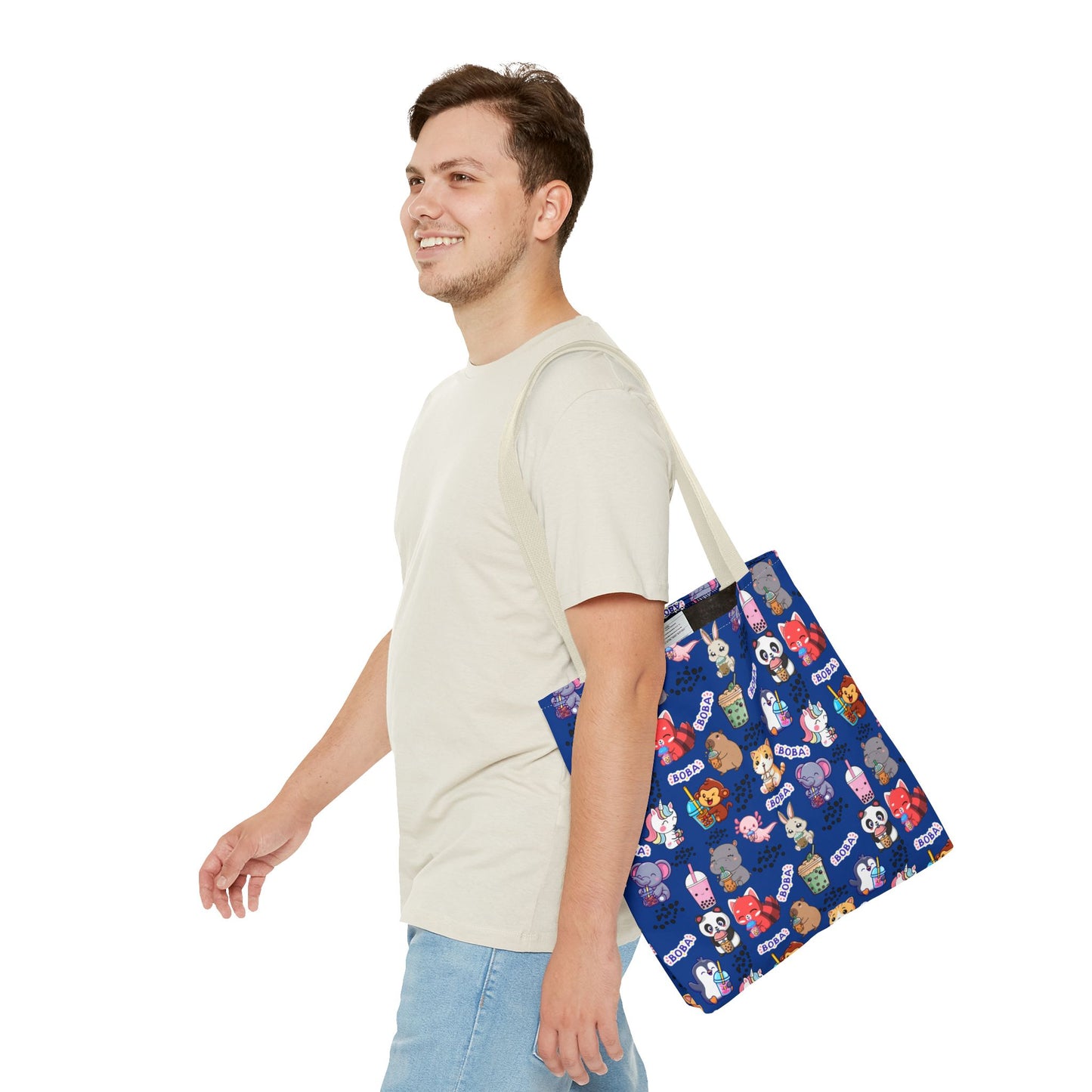 Boba Animal Tote Bag