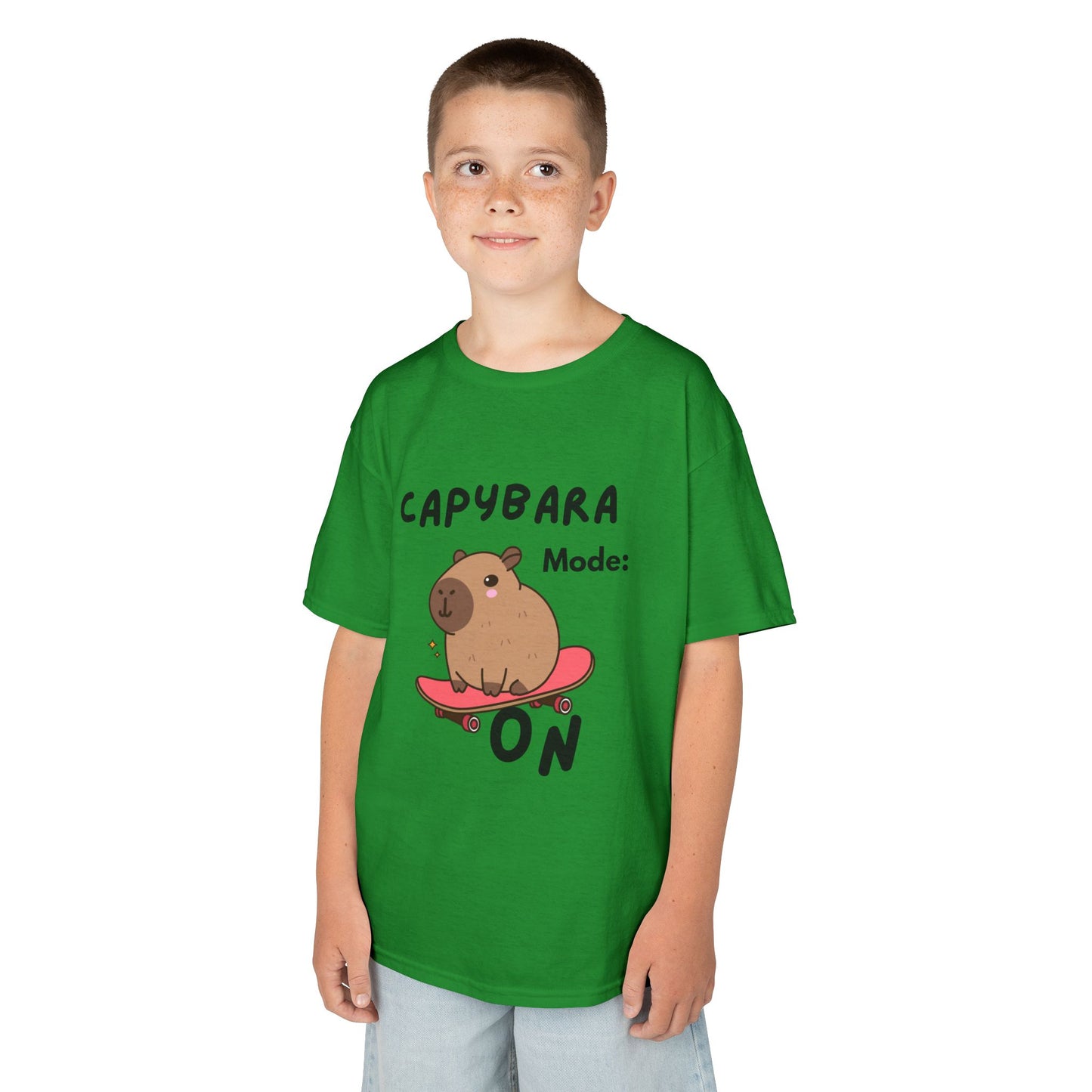 Capybara Mode On Kids Tee