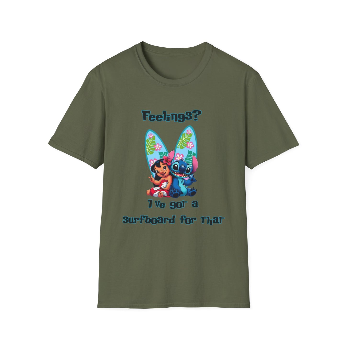 Surfboard Lilo & Stitch Unisex T-Shirt