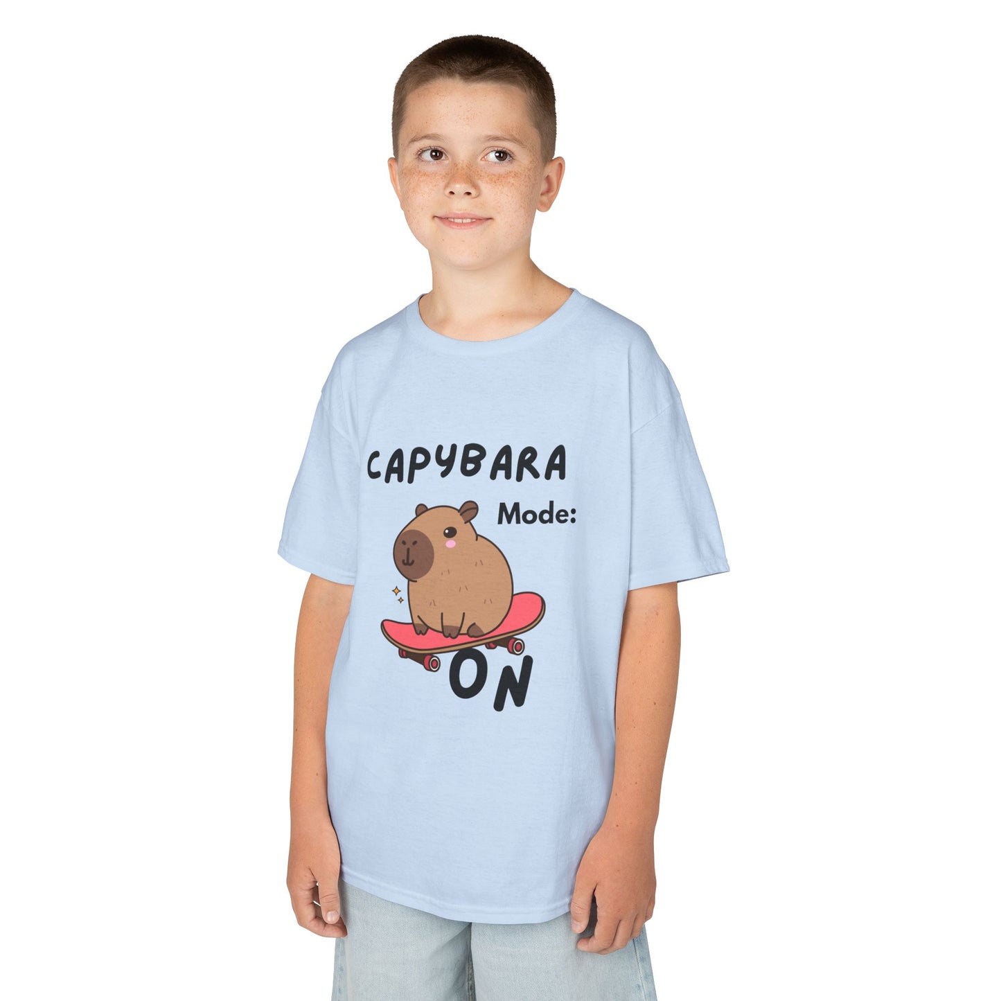 Capybara Mode On Kids Tee