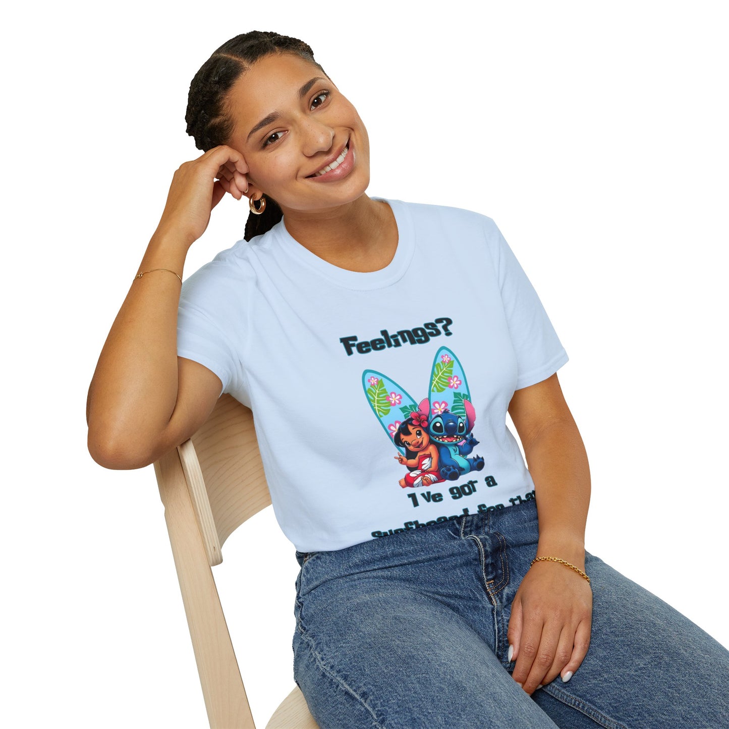 Surfboard Lilo & Stitch Unisex T-Shirt