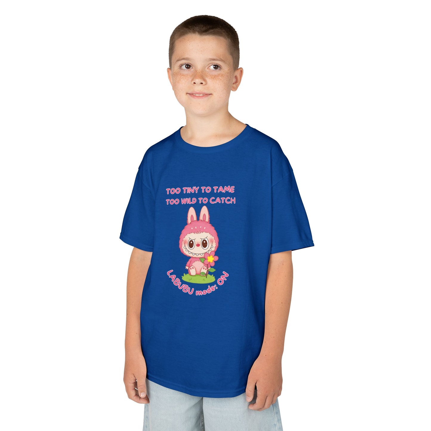 Kids Tee Labubu Mode On Cotton T-Shirt - Fun and Playful Design for Young Fashionistas