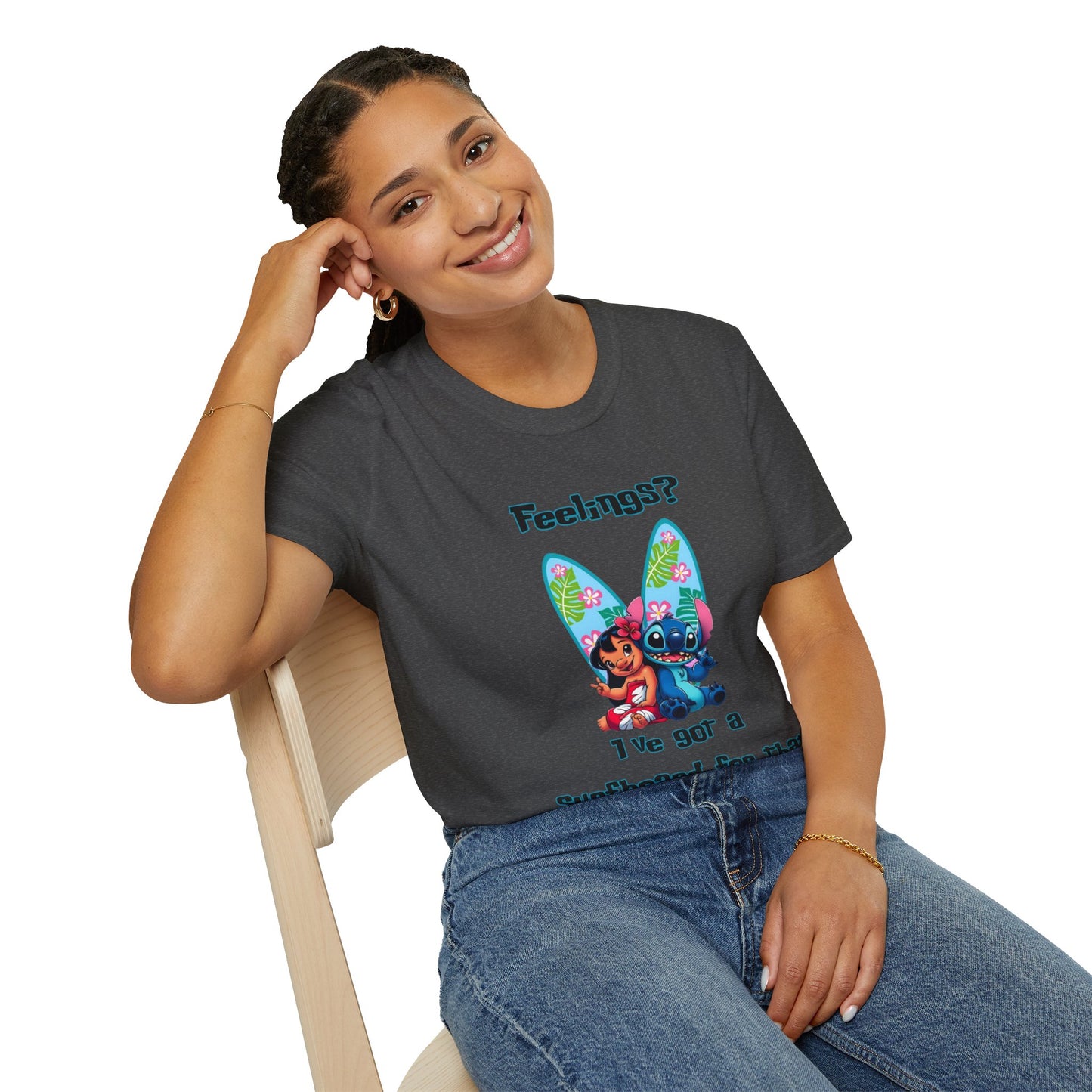 Surfboard Lilo & Stitch Unisex T-Shirt