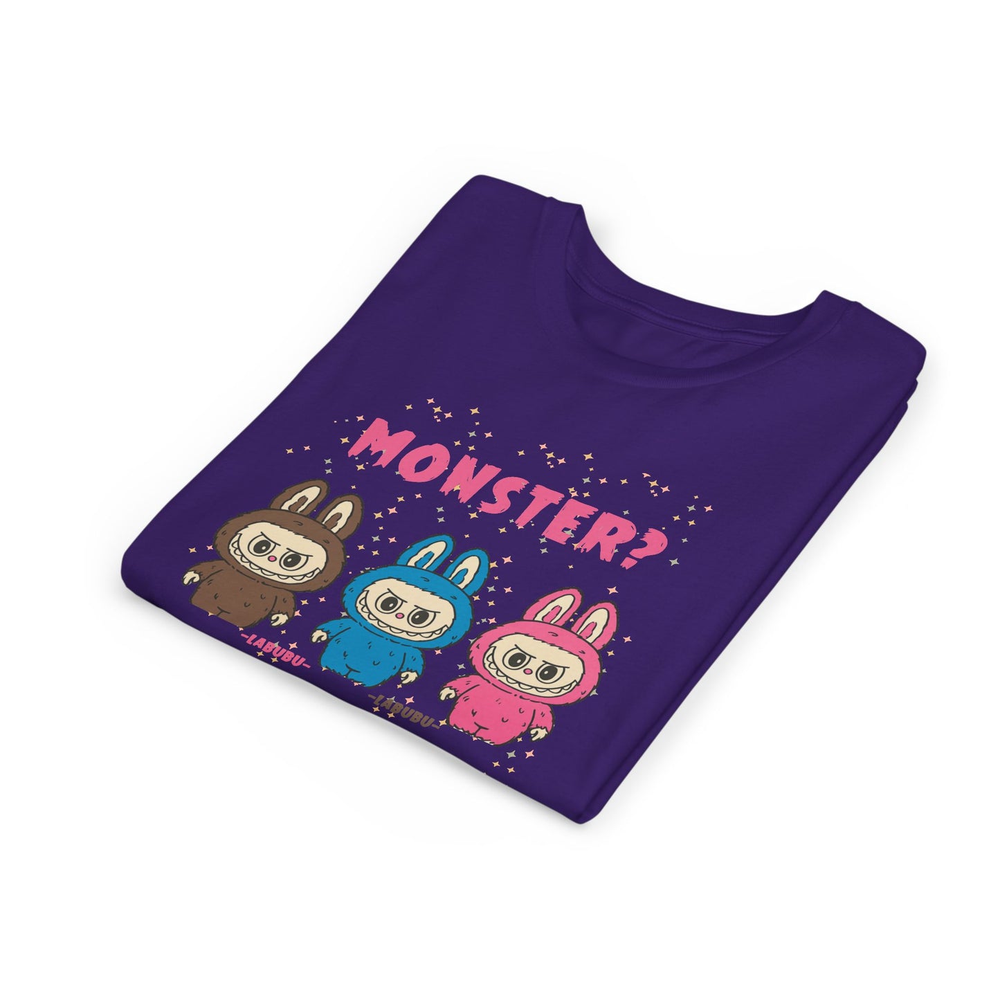 Youth Tee - Labubu Monster Misunderstood Design